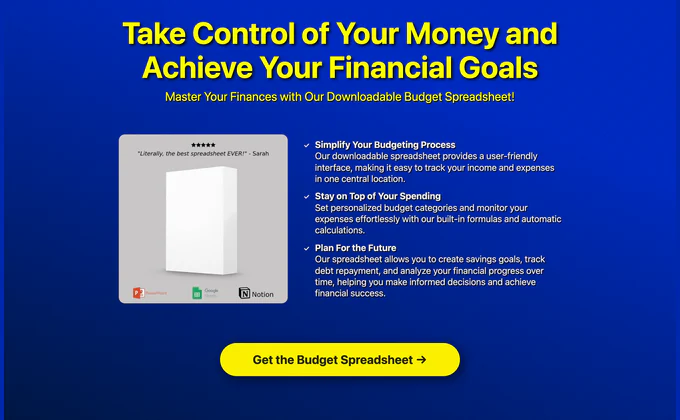 Asset - Digital Product & Lead Magnet Carrd Template