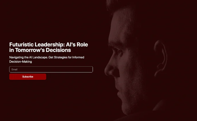 Pulse - Executive Newsletter Carrd Template