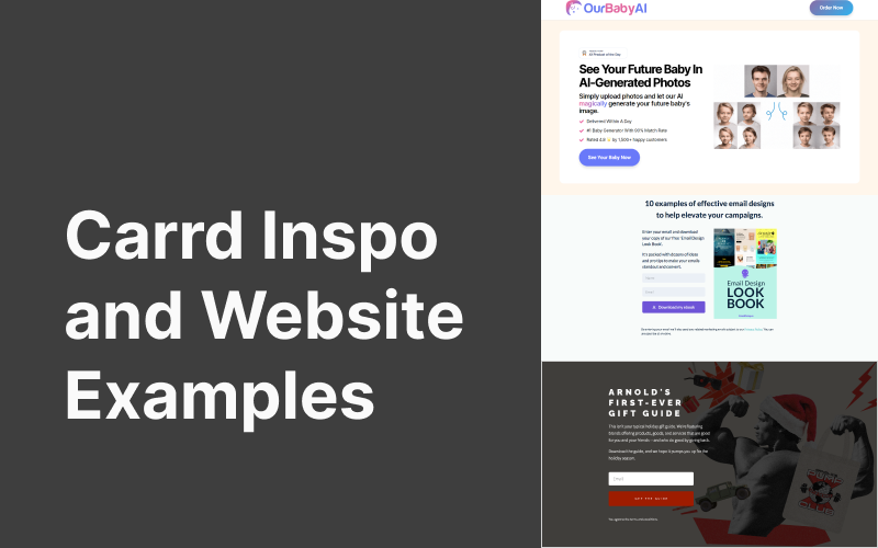 Carrd Inspo and Website Examples