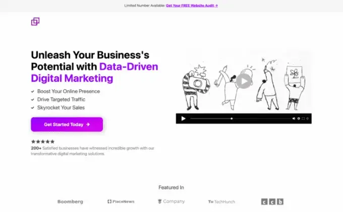 Digital Marketing Agency Website Carrd