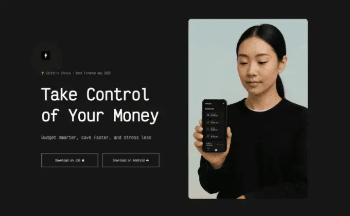 Mobile App Landing Page Carrd